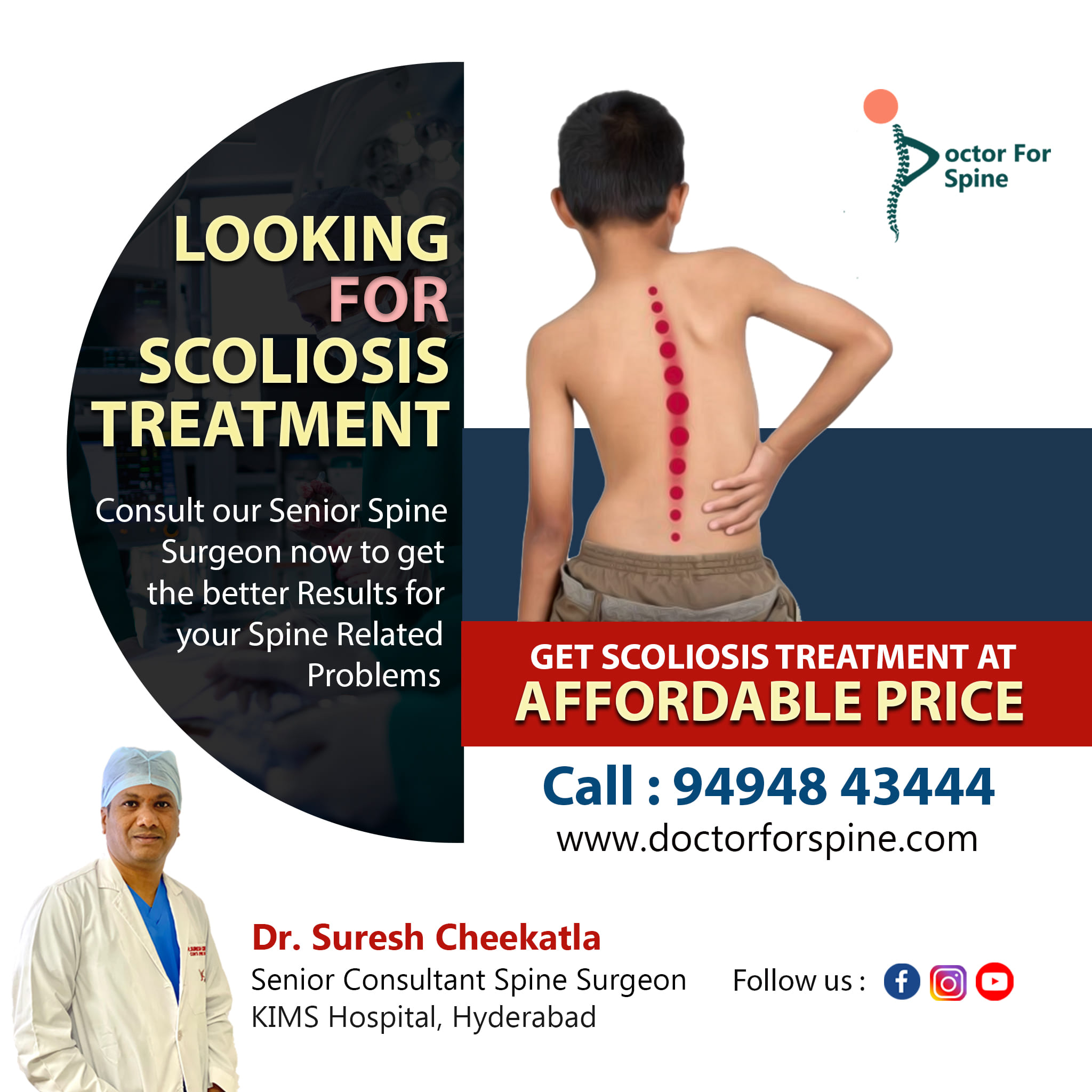 Scoliosis Treatment in Hyderabad